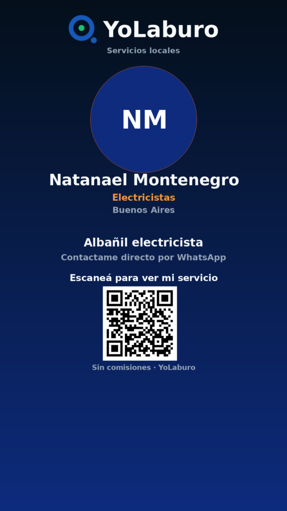 Albañil electricista