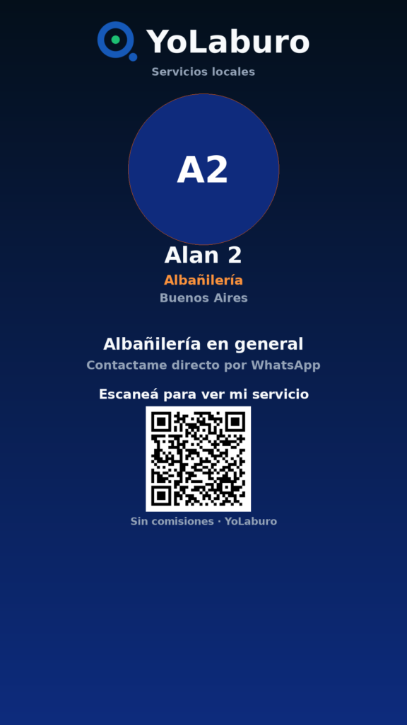 Albañilería en general