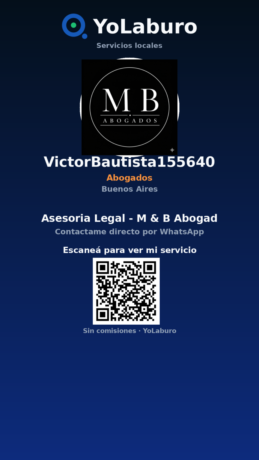 Asesoria Legal – M & B Abogad