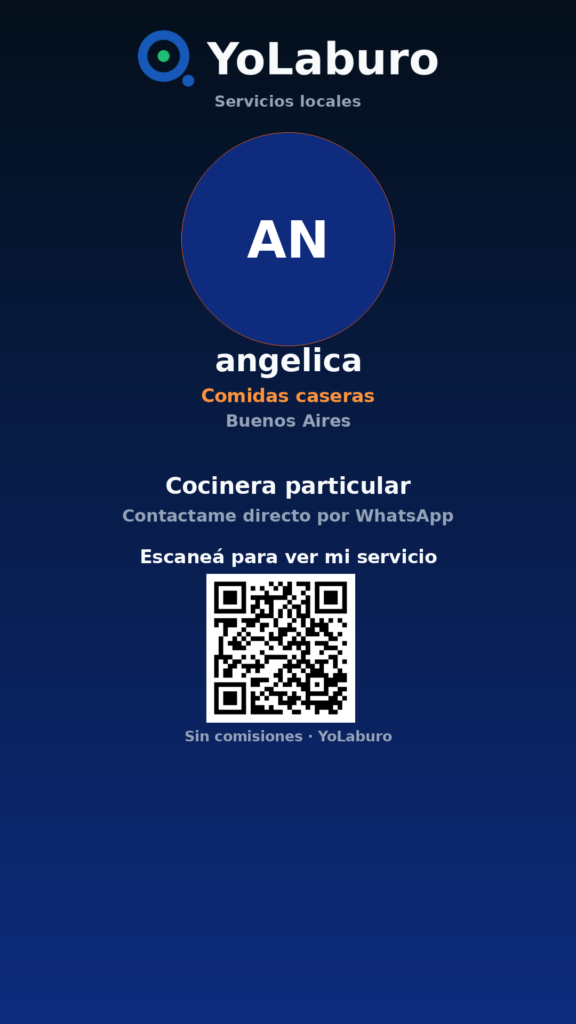 Cocinera particular