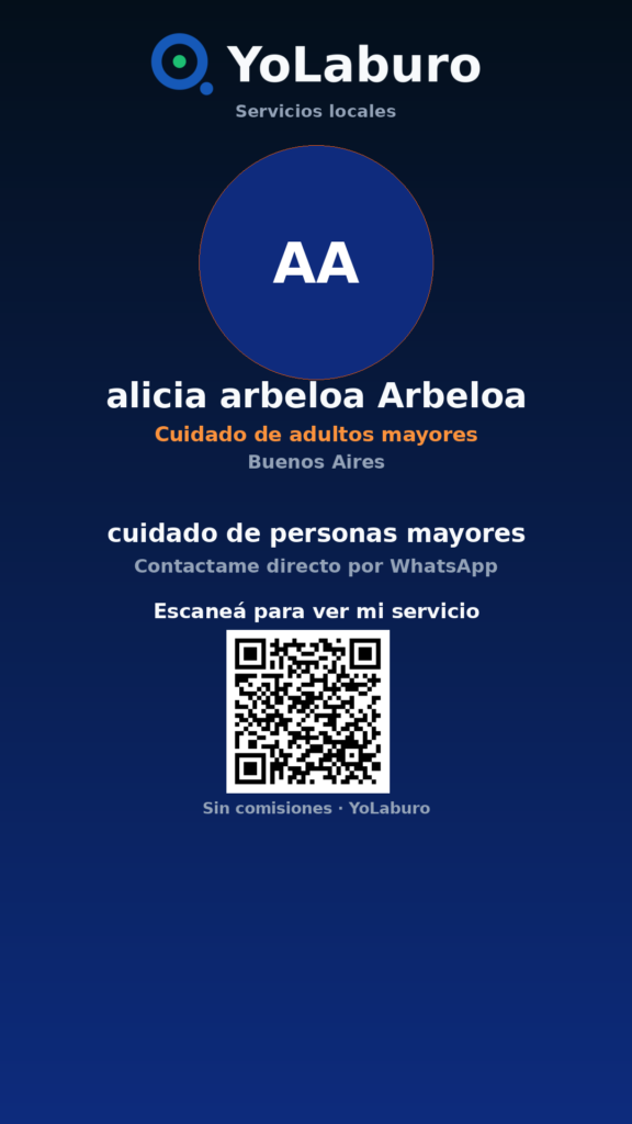 cuidado de personas mayores