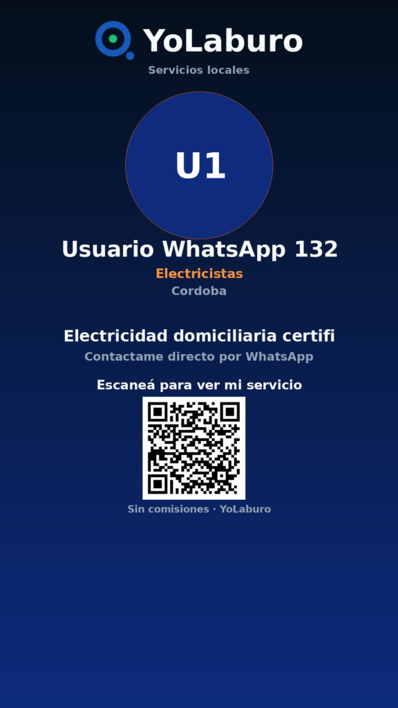 Electricidad domiciliaria certifi