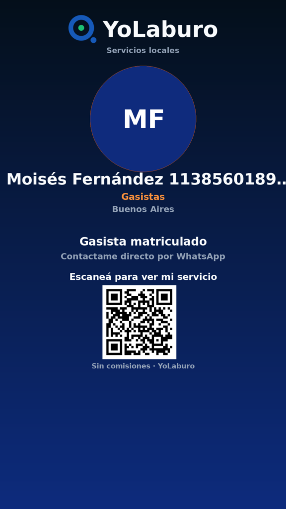 Gasista matriculado