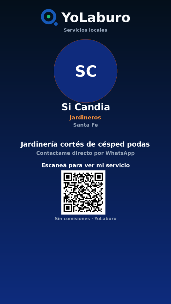 Jardinería cortés de césped podas