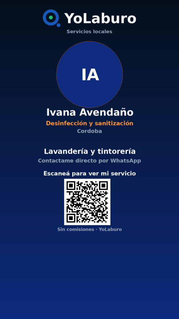 Lavandería y tintorería