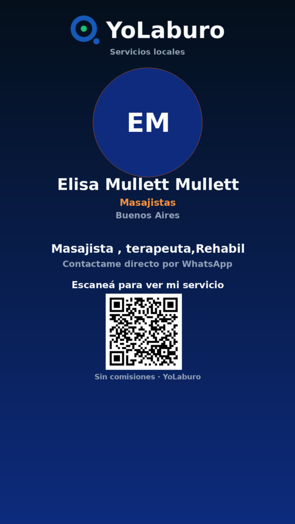 Masajista , terapeuta,Rehabil