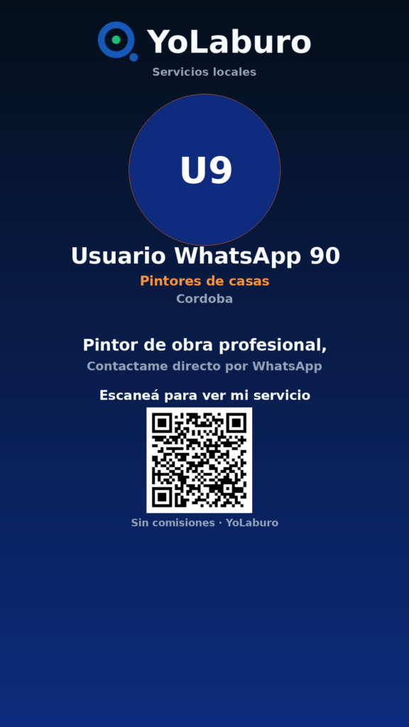 Pintor de obra profesional,
