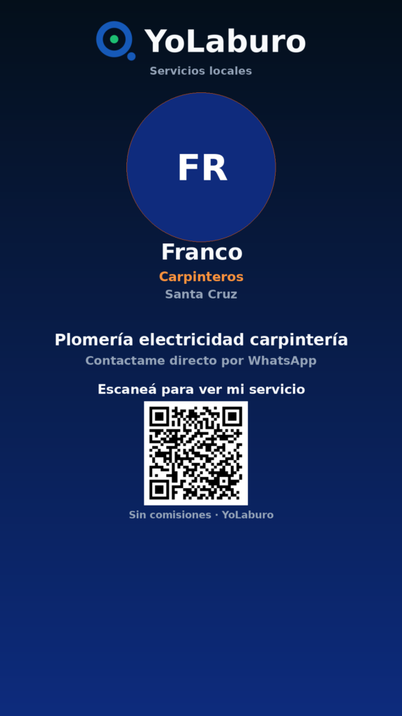 Plomería electricidad carpintería