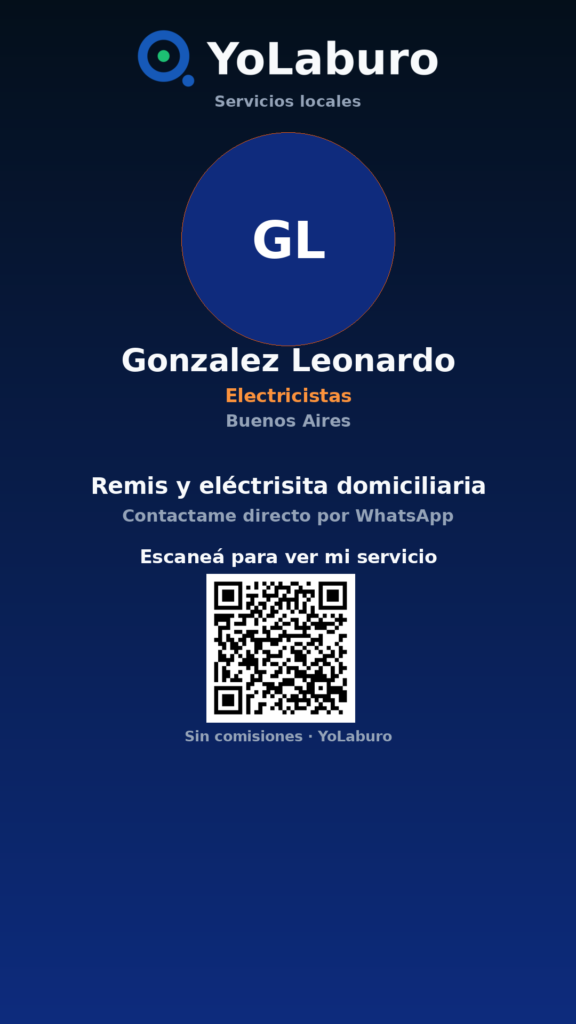 Remis y eléctrisita domiciliaria