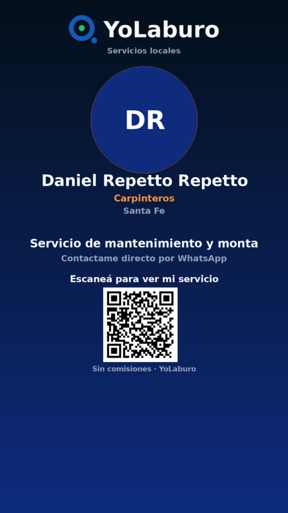Servicio de mantenimiento y monta