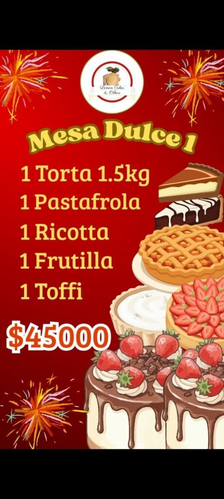 Sanguches de miga, tartas y torta