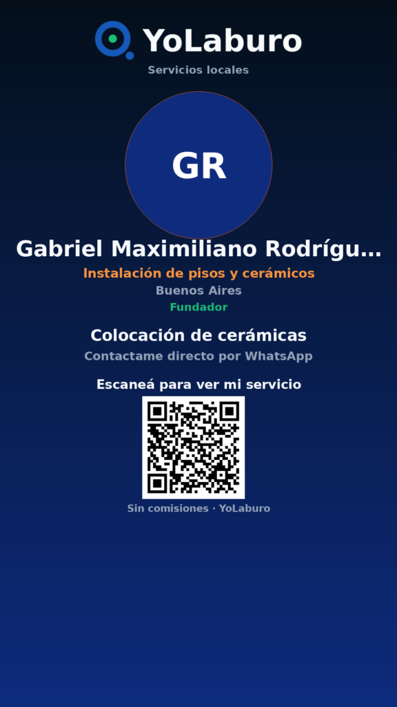 Colocación de cerámicas