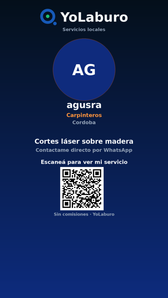 Cortes láser sobre madera