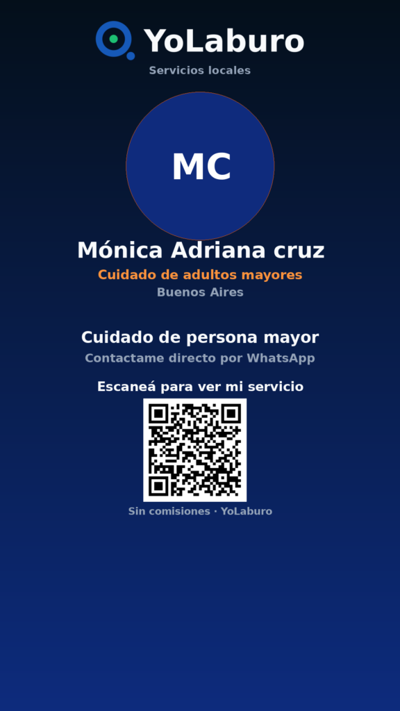 Cuidado de persona mayor