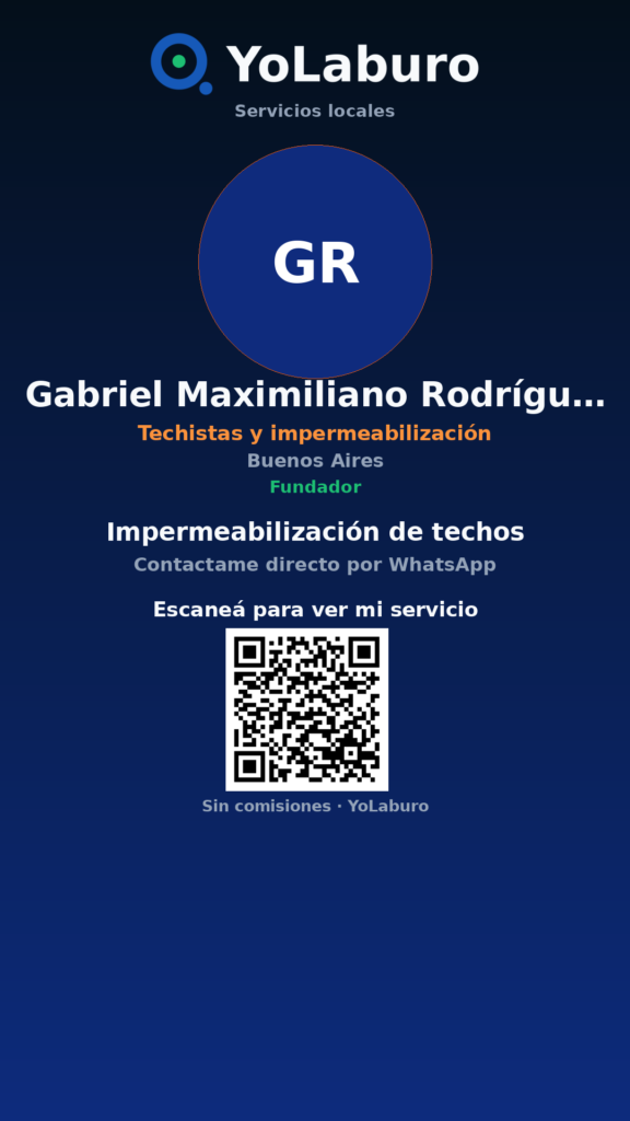 Impermeabilización de techos