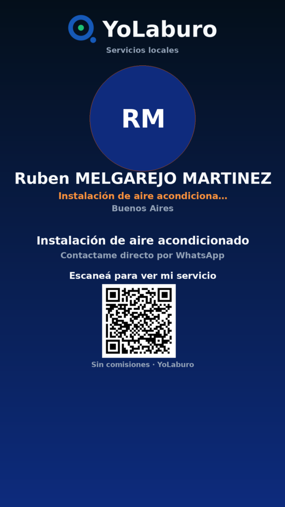 Instalación de aire acondicionado