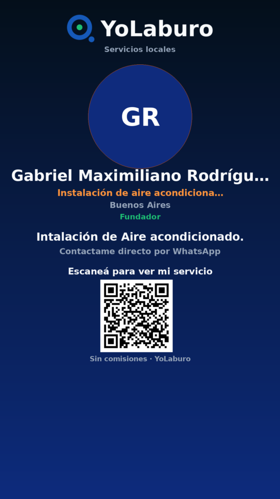 Intalación de Aire acondicionado.