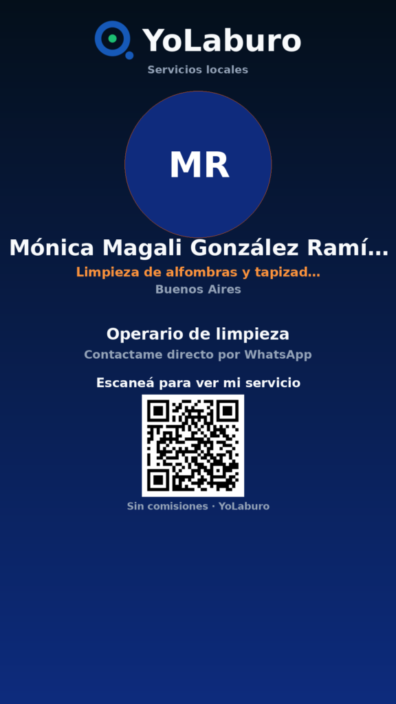 Operario de limpieza
