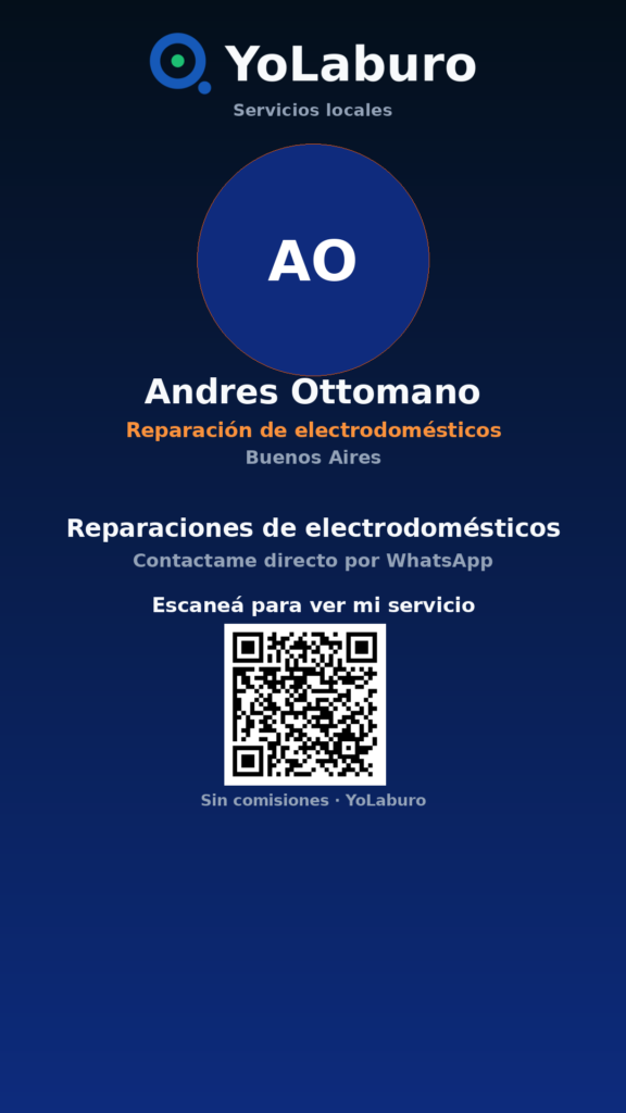 Reparaciones de electrodomésticos