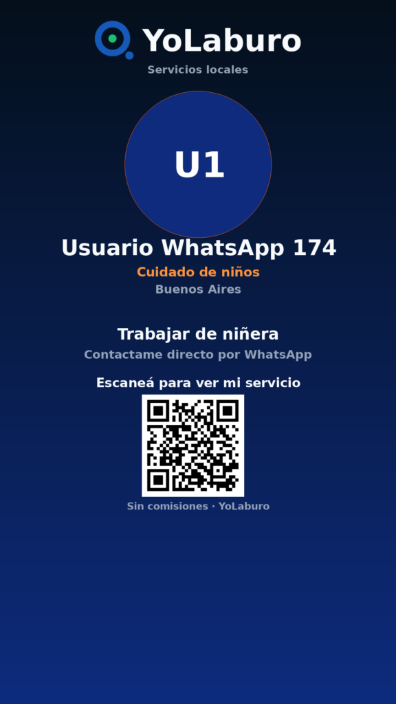 Trabajar de niñera