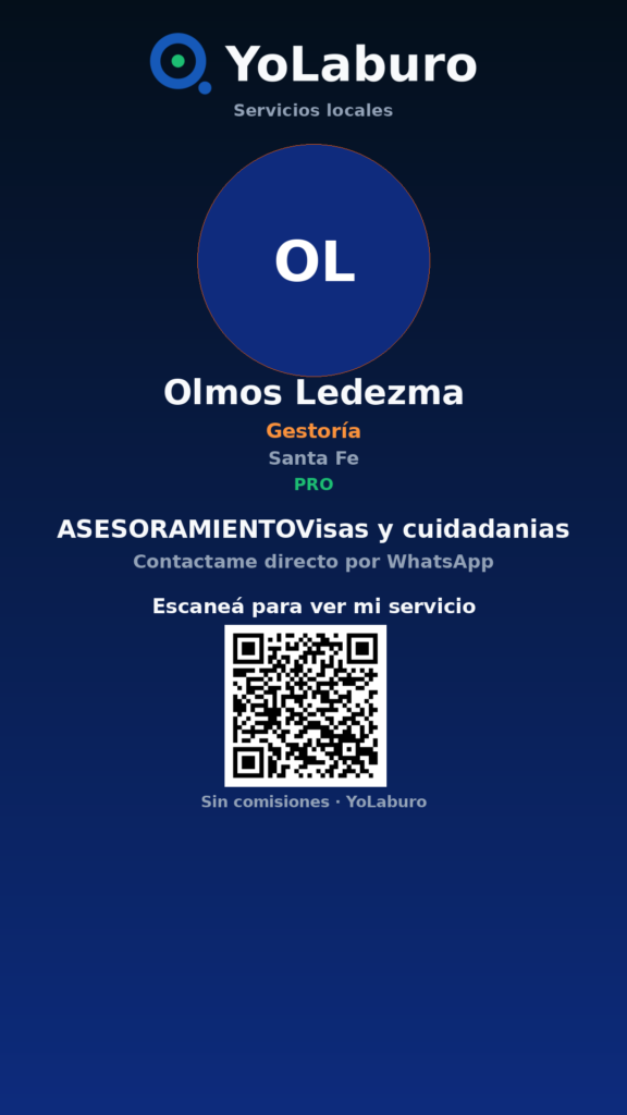 ASESORAMIENTOVisas y cuidadanias