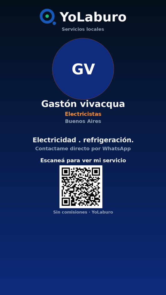 Electricidad . refrigeración.