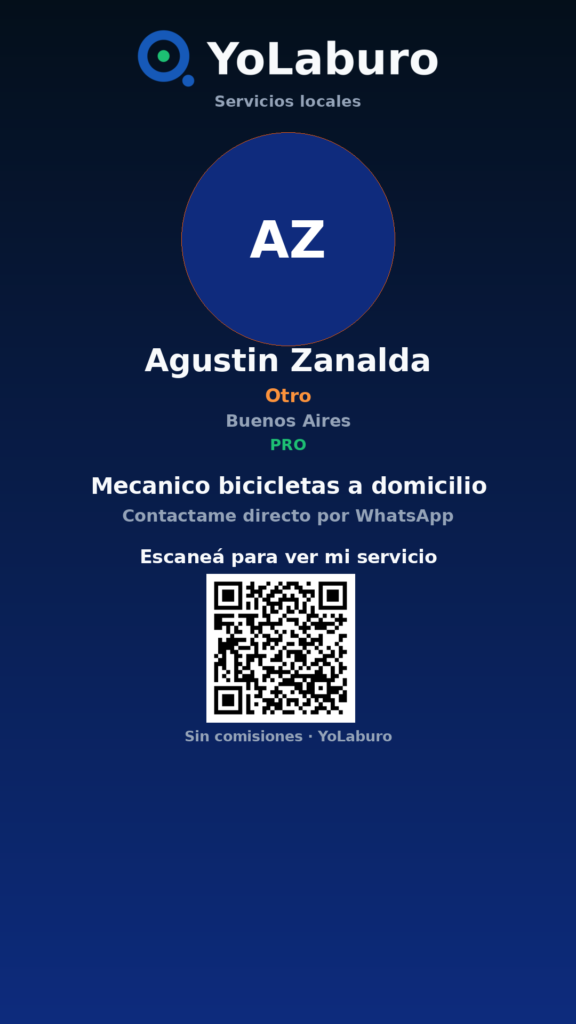 Mecanico bicicletas a domicilio