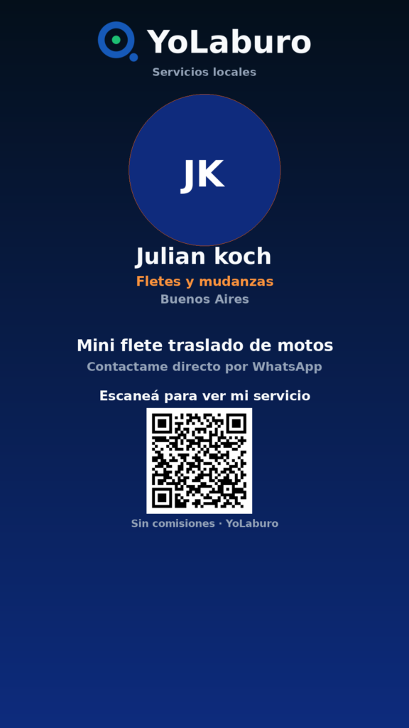 Mini flete traslado de motos