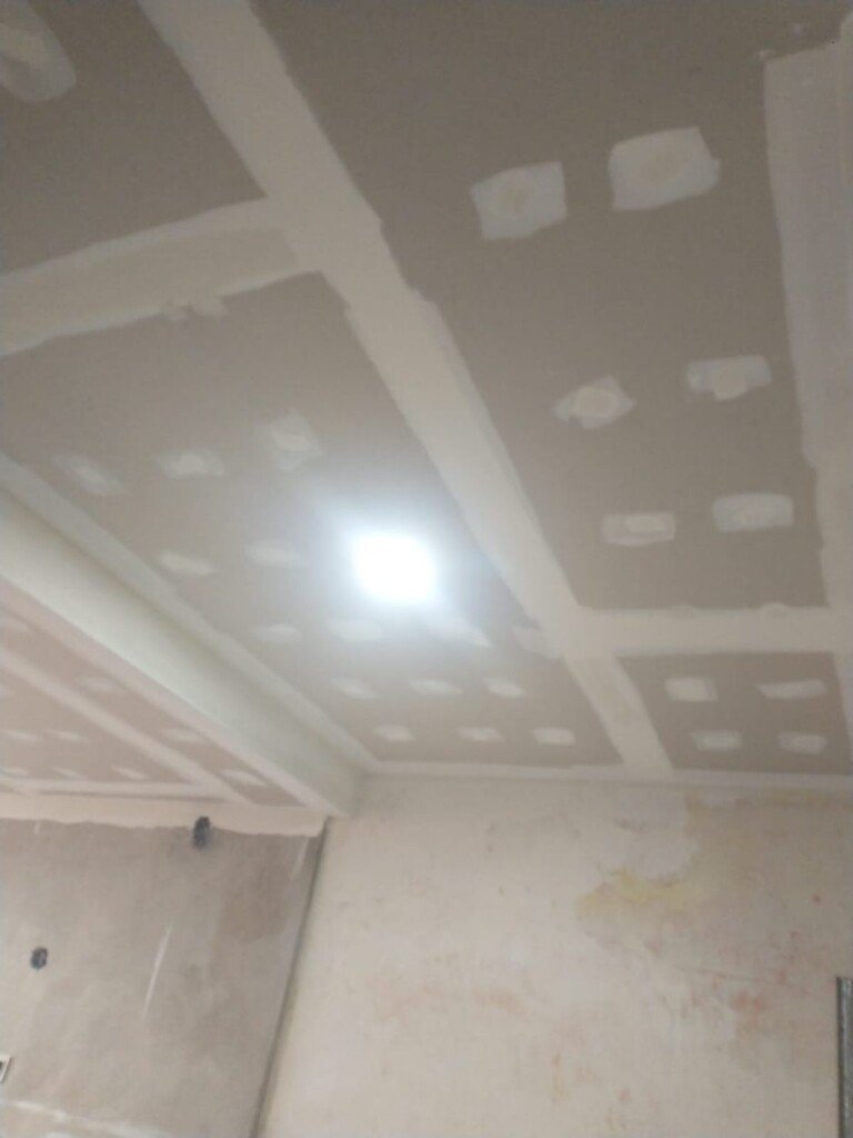 Durlock, construcción en seco, pi