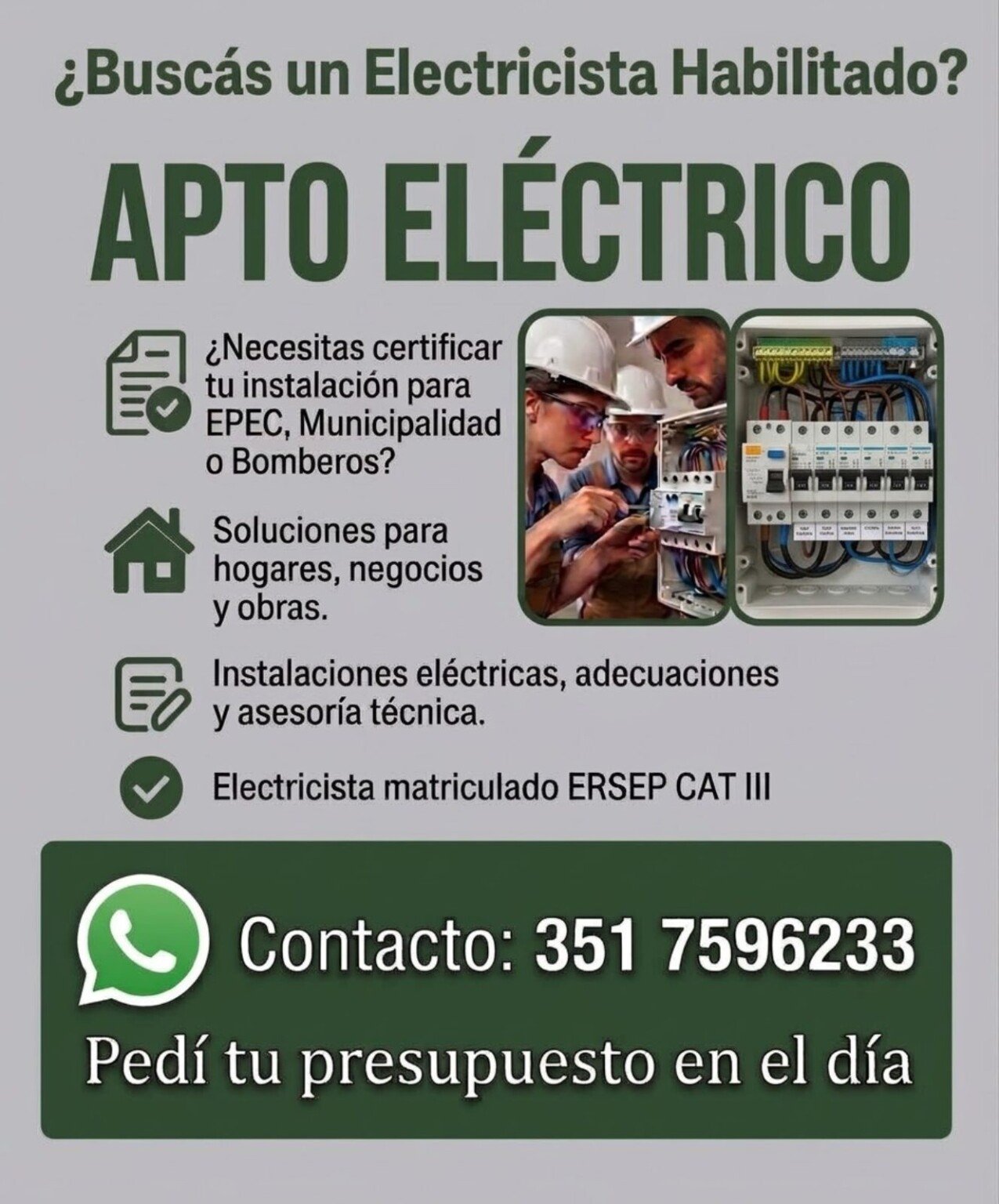 Electricista Matriculado