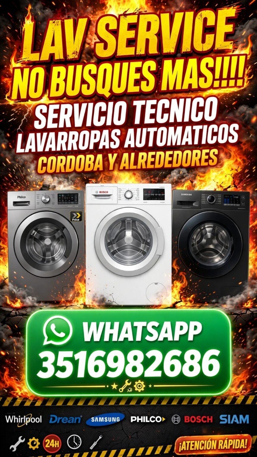 Tecnico lavarropas automáticos