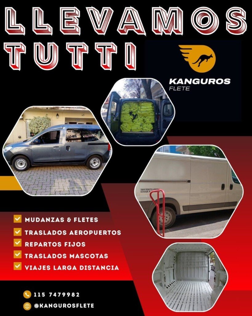 Fletes, mudanzas, traslados