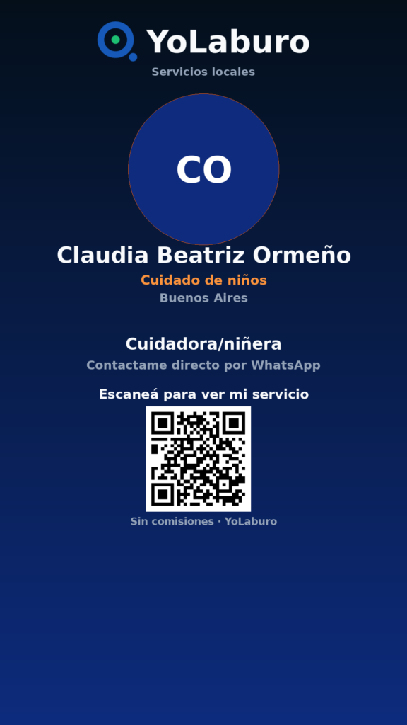 Cuidadora/niñera