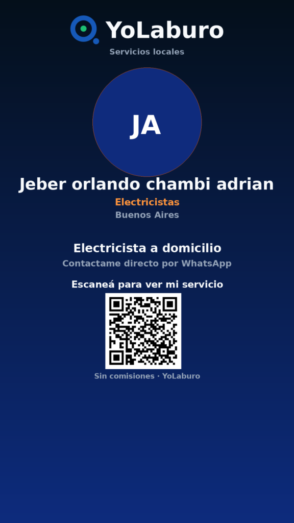 Electricista a domicilio