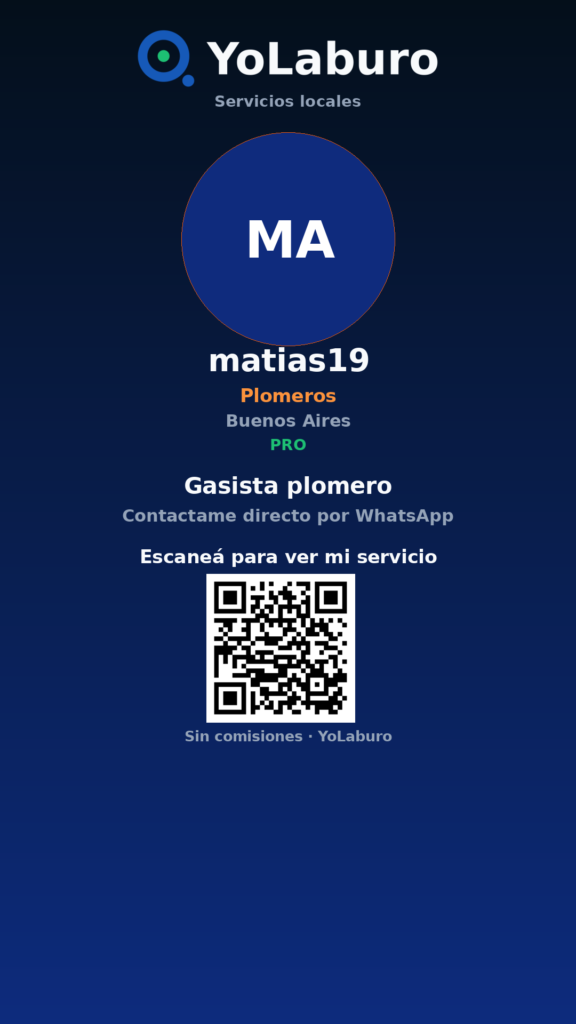 Gasista plomero
