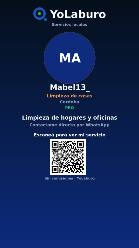 Limpieza de hogares y oficinas