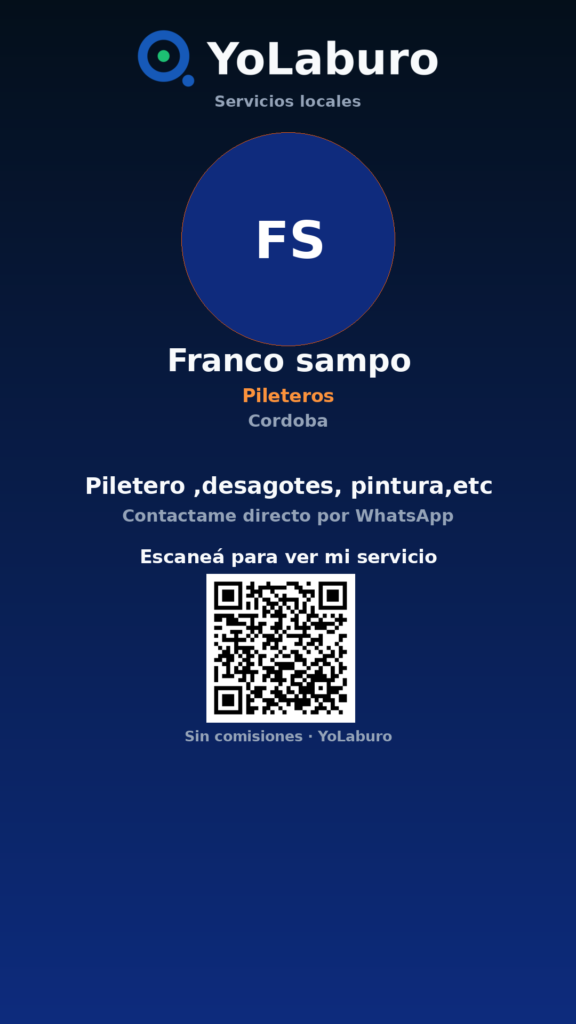 Piletero ,desagotes, pintura,etc