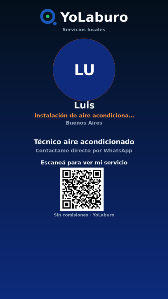 Técnico aire acondicionado